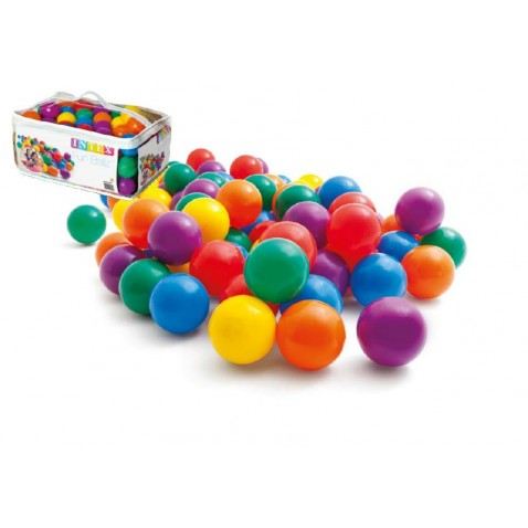 Loptička do hracích kútov 6,5 cm farebný 100ks od 24 mesiacov