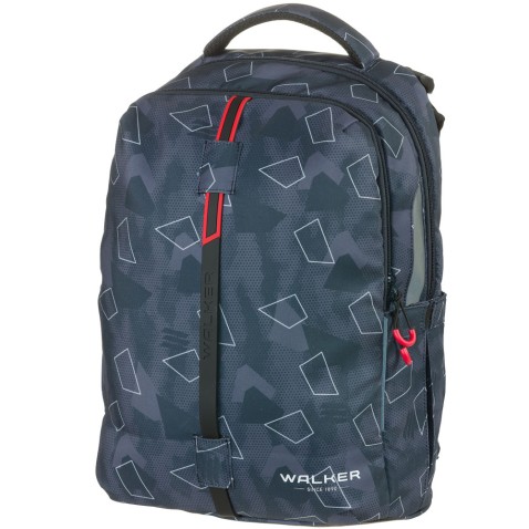 Školský batoh Walker 2.0 Grey Polygon