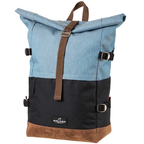 Voľnočasový batoh Walker ROLL-UP Two Washed blue/Anthracite