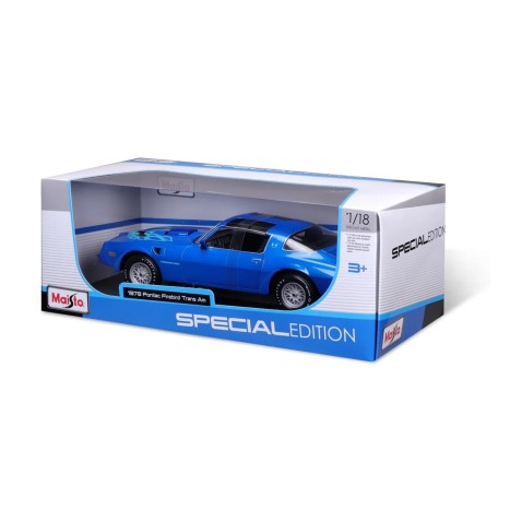 Maisto - 1978 Pontiac Firebird Trans AM, metalická modrá, 1:18