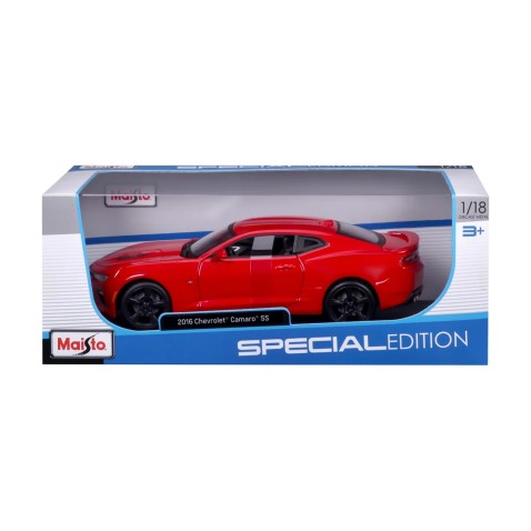 Maisto - 2016 Chevrolet Camaro SS, červená, 1:18