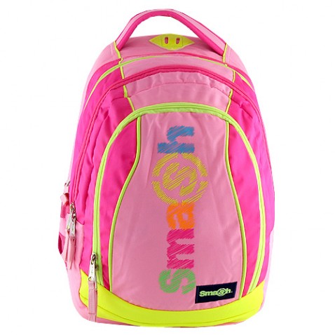 Školský batoh Smash 2v1 ružovo-žltý