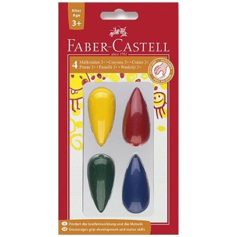 Pastelky Faber-Castel plastové 4 farby