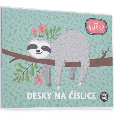 Dosky na číslice Lenochod 22