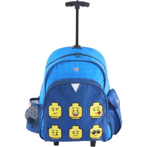 Školský batoh LEGO Trolley Faces Blue