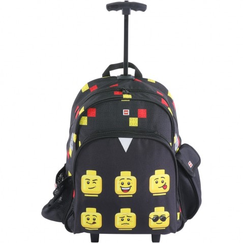 Školský batoh LEGO Trolley Faces Black