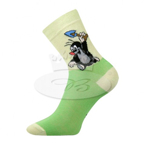 Ponožky Krtko zelené