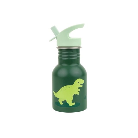 A Little Lovely Company - nerezová jednovrstvová fľaša na pitie, 350 ml – dinosaurus