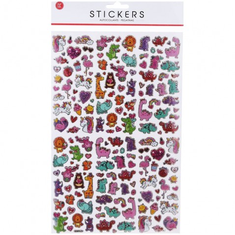 Nálepky Zvieratká 25 x 20 cm