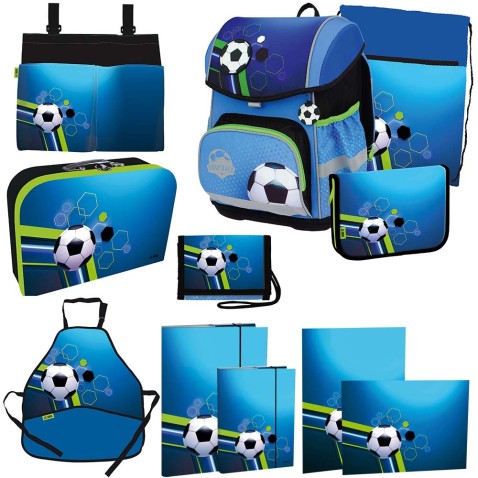 Školská taška pre prváka Stil Football 11dielny set