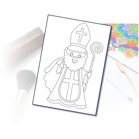 Šablóna na pieskovanie Mikuláš A6