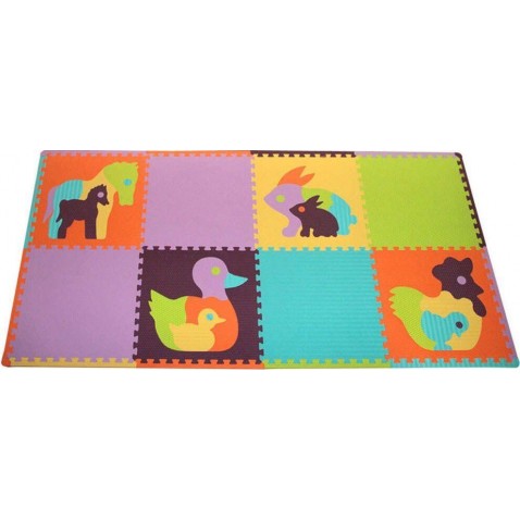 Penové puzzle Zvieratká SX (60x60) s okrajmi