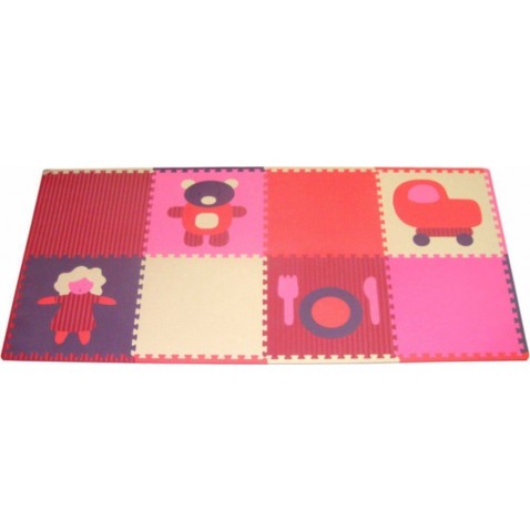 Penové puzzle Dievčenské hračky SX (60x60) s okrajmi