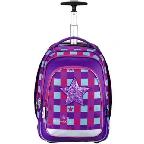 Školský batoh Baggymax Trolley, Pink Star