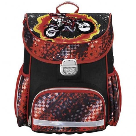 Školská taška pre prváčikov Hama Motorka