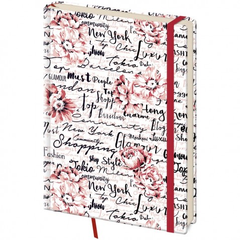 Zápisník 9 x14 cm Vario design 7 linajkový S