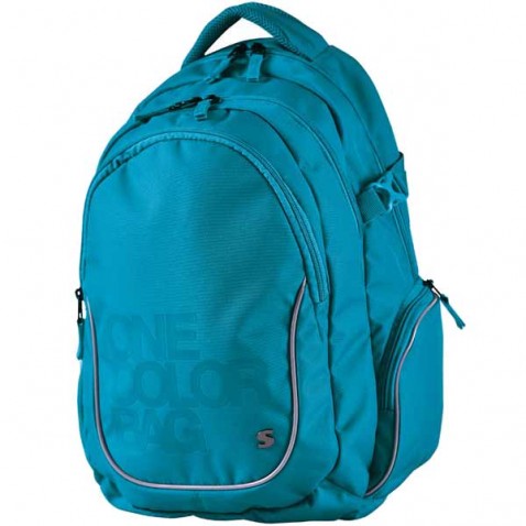 Študentský batoh Stil One Color tyrkysový