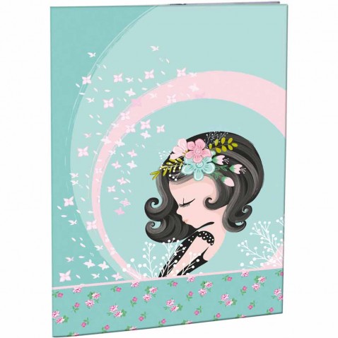 Dosky na abecedu Cute girl