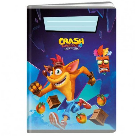 Školský zošit A5 Crash Bandicoot 544 s okrajom