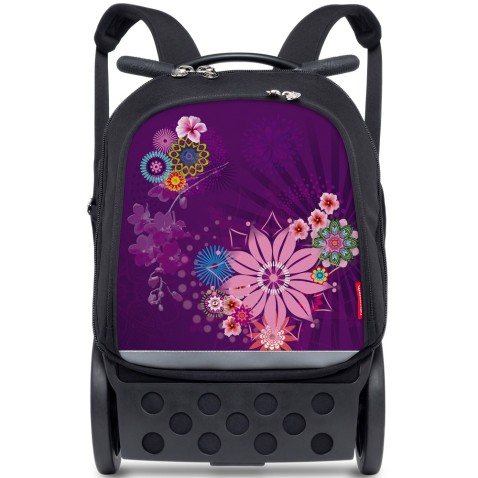 Školská taška Nikidom Roller XL Bloom na kolieskach