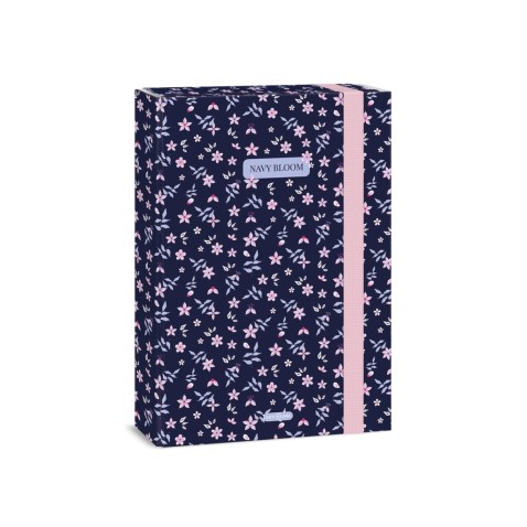 ARS UNA Box na zošity A4 Navy Bloom