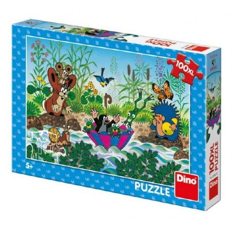 Puzzle Krtko Krtečkova plavba 47x33cm 100 dielikov XL