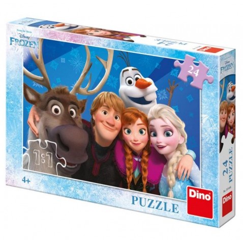 Puzzle Ľadové kráľovstvo / Frozen Selfie 24 dielikov