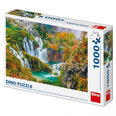Puzzle Plitvické jazerá Chorvátsko 66x47cm 1000 dielikov