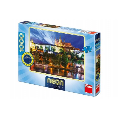 Puzzle Letná noc v Prahe svietiace v tme 66x47cm 1000 dielikov