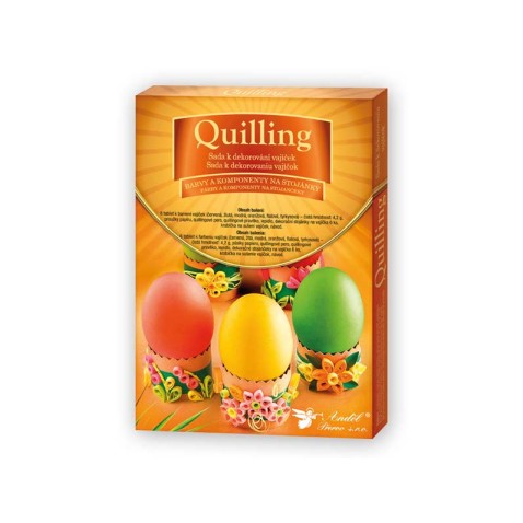 Sada na dekorovanie vajíčok - quilling