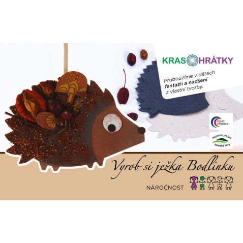 Krasohrátky kreatívny set ježko Bodlinka