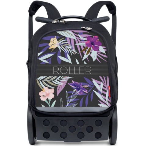 Školská taška pre dievčatá Nikidom Roller UP Tropic na kolieskach