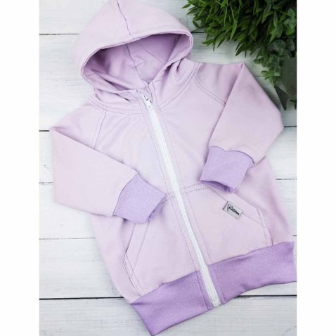 Detská mikina zipper PURPLE