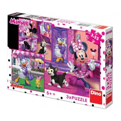 Puzzle Minnie 3 x 55 dielov