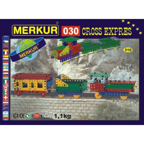 Stavebnica MERKUR 030 Cross expres 10 modelov 310ks