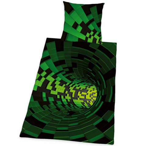 Obliečky Zelený tunel s 3D efektom