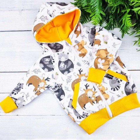 Detská mikina zipper BEDEER Yolk