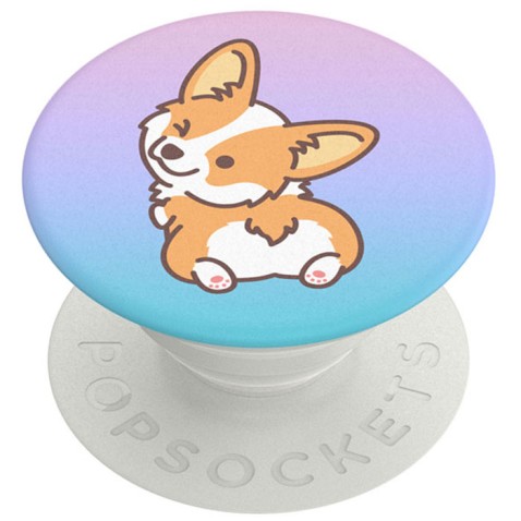 PopSockets PopGrip Gen.2, Cheeky Corgi, psík na farebnom podklade