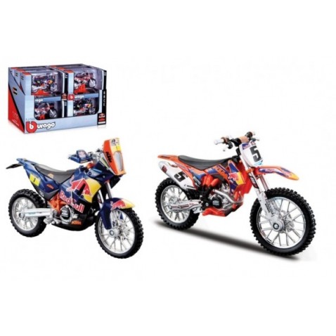 Motorka Bburago 1:18 Red Bull Race 11cm kov/plast 2 druhy