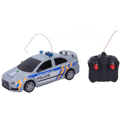 Auto RC Polícia ČR plast 23cm 27MHz na batérie