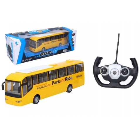 Autobus RC 28cm na diaľkové ovládanie batériový pack so svetlom
