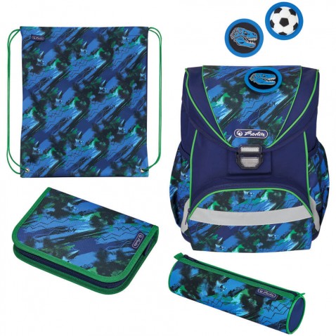 Školská aktovka Herlitz UltraLight Škvrny 4d. set