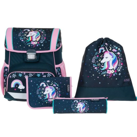 Školská taška Herlitz Loop Jednorožec 4d. set