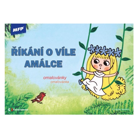 Omaľovánky A4 Víla Amálka