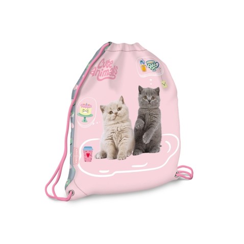 Vrecko na prezuvky ArsUna Cute Animals – Tea Party