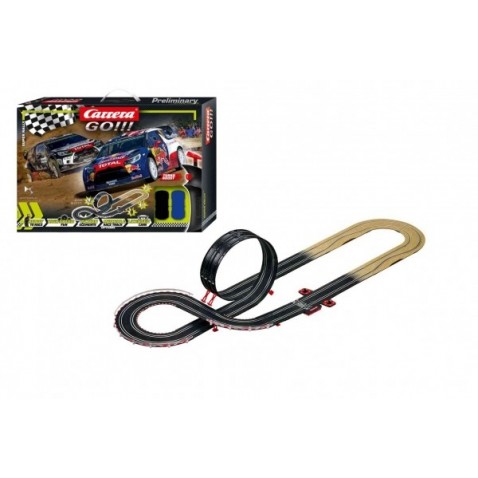 Autodráha Carrera GO !!! 62490 Super Rally 4,9m + 2 autá