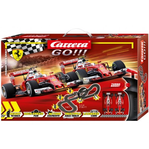 Autodráha Carrera GO !!! 62505 Ferrari Race Spirit 5,3m + 2 formule