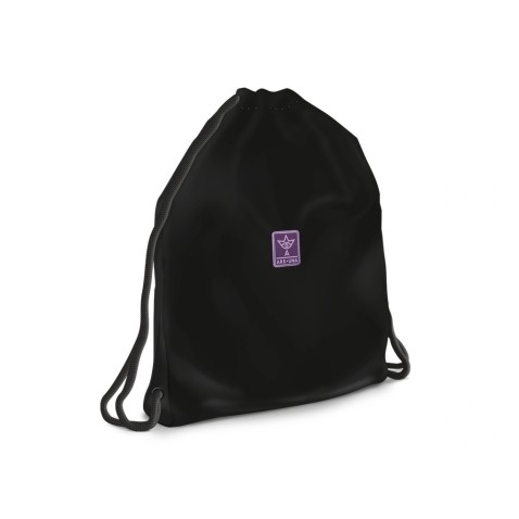 Vrecko na prezuvky ArsUna Cordura Black-Violet 26 teen