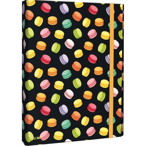 Box na zošity s chlopňou A4 Macarons