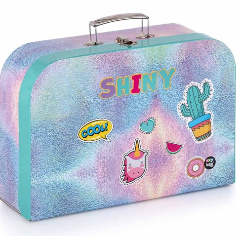 Detský kufrík lamino 34 cm OXY Style Mini Shiny